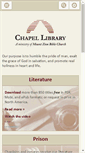 Mobile Screenshot of chapellibrary.org